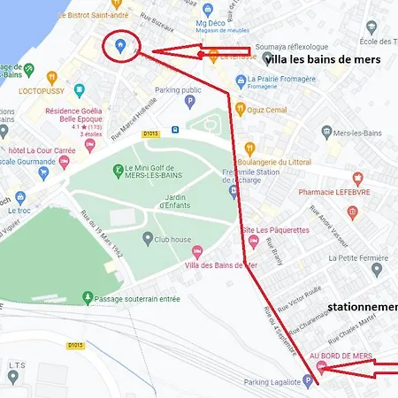 A 50m Reves Tranquilles Les Bains De * Mers-les-Bains